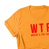 WTF面白いTシャツの女性原宿半袖コットンTシャツブラックカミセタムヤーカジュアルOネックティーフェムムトップ