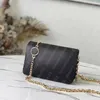 Dicky0750 handtassen ketting koppeling crossbody tassen dame envelop klassieke schoudertas voor vrouwen modeketens portemonnee ontwerper handtas cowhide eenvoud groothandel