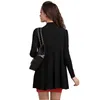 가을 패션 여성 카디건 스웨터 스타일 캐주얼 니트 무료 블랙 스웨터 여성 211018