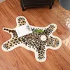 Tapetes Soft Tiger Impresso Decoração Home Lavável Faux Pele Quarto Tapete Tapete Área Tapete Tapete Sala de Esteira Long Plush Non Slip