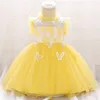 Vestido de princesa para bebês, batizado, primeiro ano, vestido de aniversário, recém-nascidos, meninas, vestido de festa e casamento, roupas infantis q1223 18987096