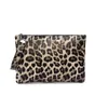 Leopard Print PU Lederen Handtas Zero Portemonnee Mode Dames Diner Hand Letter Bag