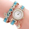 Wristwatches Women Watch Luxury Crystal Quartz Women's Wrist Fashion Casual Lady Bracelet Elegant Fashionable