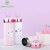 Właściciel 400ml Mini Thermos Kubek Kubek Kubek Flask Pływak ze stali nierdzewnej Napój Wody Butelka Termos Cup i Kubek Garrafa Termica 211109