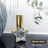 Mini 8ML navulbare parfum spuitflessen zwarte kleur draagbare geur deodorant fles dikke glasmateriaal ster gevormd