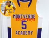 #5 RJ Barrett Montverde Academy Lisesi Retro Basketbol Forması Dikişli Özel Herhangi Bir Sayı Adı NCAA XS-6XL