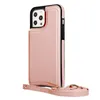 Étuis de téléphone portefeuille de sac de carte multifonctionnel pour iPhone 14Promax 14Plus 13 Pro Max 11Pro 12 Mini 11 XS XR XsMax 7P 8Plus Mode TPU PU Cuir Étui de luxe de luxe