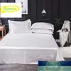 Set di lenzuola SRF 1 pz Lenzuolo piatto 100% tessuto di seta satinato Biancheria da letto di lusso Lino stile europeo Setoso doppio Queen King Size Tessili per la casa