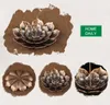 reflow lamp soldering incense holder household Buddhist decorative coil burner and lotus shaped bronze / tongchanba RRD11607