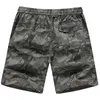 Camouflage Shorts Hommes Casual Zipper Pocket Beach Shorts Mâle Bermuda Masculina Taille Élastique Marque Boardshorts Plus Taille 5XL 210518