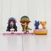 8pcs/Lot Anime Card Captor Sakura PVC Figures Toys Keychains Kinomoto Sakura Daidouji Tomoyo Li Syaoran Kero H0818
