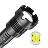 XHP90.2 Torches tactiques LED COB Lampe de poche LED à 4 cœurs XHP70 Torche extérieure Zoom en aluminium Rechargeable 26650 ou 18650 Batterie 1670