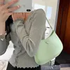 Cleo – sac hobo blanc en cuir pour femmes, sac de luxe à la mode, sous les aisselles, sens avancé, épaule unique, moitié médiévale, m297a, nouvelle collection 2021