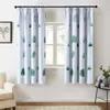 YokiSTG Tropical Leaves Blackout Curtain For Living Room Bedroom Kitchen Kid Room Printed Polyester Window Treatment Drapes 210913