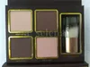 Gezichtsmake-up Bronzers Contour gebeiteld tot in de perfectie Markeerstiften Geperst poederpalet 4 kleuren concealer met borstel2452062