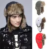 Mens Vrouwen Unisex Bomber Hoeden Ski Hoed Winter Mannen Warme Russische Ushanka Hoed Met Oorklep Bont Trapper Cap oorklep