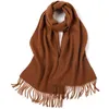 Winter Pure Long Cashmere Cargf Women Luxury Brand Real Warm Warm Sway Soft Slof Solid Sloy Ladies Wrap 2201068547417