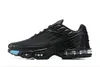 Nike AIR MAX PLUS TN 3 shoes ПОДХОДНЫЕ ОБУЧЕНИЯ ЧАСТЬ ОБЩЕСТВА ЧАСТЬ КАЧЕСТВИЕ Тройное белое черное Hyper Blue Green 40+ Color OG Neon Mens Женские кроссовки спортивные бегуны