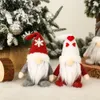 2022 Joyeux Noël Décorations Suédois Père Noël Vieil Homme Sans Visage Gnome En Peluche Poupée Ornements À La Main Elfe Jouet Maison De Vacances Fête Dec8894966