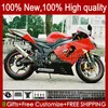 Motorcycle Bodywork For KAWASAKI NINJA ZX-6R ZX 6R 600CC 6 R ZX636 2005 2006 Body 7No.106 ZX 636 ZX-600 ZX600C ZX-636 600 CC 05-06 ZX600 ZX6R 05 06 OEM Fairing Kit stock red