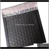 100 enveloppe noire en mousse auto-littérale en aluminium Foil Express Emplacement cadeau XM2GV XDVPJ