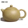 Xi Shi Yixing Théière Célèbre Fait À La Main Original Mine Violet Boue Thé Sésame Pot 230 ml Chinois Teaware 210724