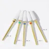 Nail Art Equipment Ceramic Drill Bits Set Milling Cutter Rotary Burr Electric Machine for Manicure Accessories Files Tools 2022 Prud22