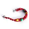 Creative Beaded Bracelet Pipe Portable Hidden Filter Metal Cigarette Holder Household Smoking Accessories 28CM