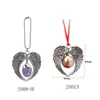 Sublimation Blanks Christmas Decorations DIY Metal Pendant Christmas Tree Snowflake Key Angel Wing Creative Ornament Xmas Gift 18% Discount XD24837