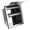 Toilet Paper Holders Polished Chrome Roll Box Stainless Steel Wall Mounted Concealable Holder