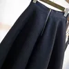 Nomikuma Vårnät Plaid Hollow-out kjolar Koreanska Högt midja A-Line Kvinnor Kjol Fashion Space-Cotton Faldas Mujer 6g107 210427
