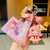 Cartoon Keychain Key Buckle Bag Car Handmade Keychains Man Woman Loves Purse Bags PVC Fantastic Career Girl Doll Pendant Accessories YSK0277-0278