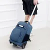 Duffel Bags Multifunctional Travel Bag With Wheels Large Capacity Backpack Business Luggage School Trolley Pull Rod Suitcase