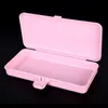 Nail Art Equipment Rectangle Storage Box For Long Tools Tweezers Cuticle Pusher Brushes Pens Plastic Empty Holder Container Case Prud22
