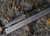 Steakschneider, 10,2 cm, S35V-Pulver-Damast-Stahlklinge, Oberflächenbehandlung, Poliergriff, Kohlefaser