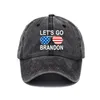 Newlets Go Brandon野球キャップFJB帽子洗浄デニム調整可能な帽子ファッションパパキャップLLE11016