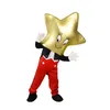 Christmas Big Head Star Mascot Cartoon Doll Golden Five-pointed Star Children's Day Stage Performance
