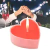 9Pcs Gift Candles Heart Shaped Red Candle Romantic Love Wedding Party Dinner Sweet Tealights Candle Christmas Xmas Home Decor