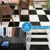 Modern Self Adhesive Tiles Floor Stickers Marble Bathroom Ground Decals Kitchen Bedroom Peel and Stick Wall Sticker Home Decor 210705