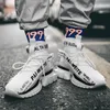 Mode High Top Socke Sneakers Atmungsaktive Casual Männer Schuhe 2020 Neue Mann Schwarz und Weiß Weiche Leichte Große Größe Zapatos hombre dfhe44w5jwtjm