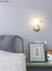 Lâmpada de parede Nórdica LED iluminação moderna luz de vidro para sala de criança interior quarto quarto decoração home acessórios