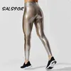 Salspor Plus Taille Bronzing Leggings Femmes Sexy Taille haute Skinny Push Up Gym Vêtements Fitness Entraînement Legging Slim Pantalon 3XL 211108