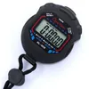 Outdoor Sport Stopwatch Professional Handheld Digital LCD Display Sports Running Timer Chronograph Counter Timers With Strap BH5261 TYJ