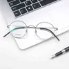 Glasses Frame Men Screwless Eyewear Prescription Eyeglasses Frame Women Retro Round Myopia Optical Lens Denmark Korean 211213