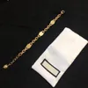 Top Fashion Design Lettera Bracciale per donna Set regalo Collana placcata oro Orecchini Fornitura di gioielli