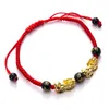 Charm Bracelets Red Rope Double PI Xiu Bonded Meaning Connected Bracelet Hand Braided Benming Year