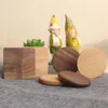 Mats Pads Creatieve Houten Japanse Thee Ceremonie Cup Holder Beech Warmte Pad Walnut Antislip Isolatie Koffie Drankjes Mok Placemats