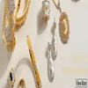 Beach Leg 24K Gold Mehrschichtige Armbänder für Frauen Charm Perlen blumenförmiger Anhänger Delphin Kette Fußkettchen Femme Mädchen Geschenke