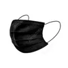 Black pink white Disposable Face Masks 3-Layer Protection Mask with Earloop Mouth Face Sanitary Outdoor Masks DAJ75