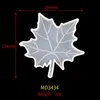 Newdiy Ars Manual Leaf Coaster Christmas Serie Crystal Drop Mold Silicone Resin Maple Craft Tools Partihandel EWF6560
